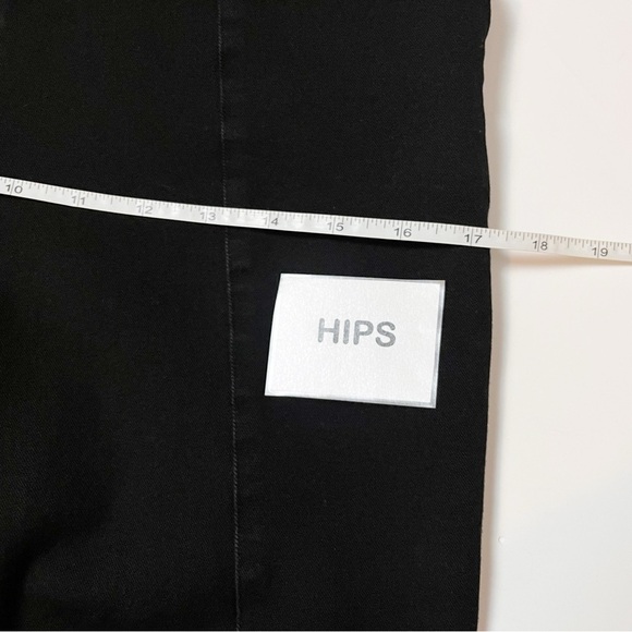 Boden Bi-Stretch Flare Trousers 6R black mid rise solid pants office work casual - Picture 11 of 13